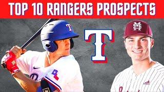 My Texas Rangers TOP 10 Prospect Rankings 2022 (End of Season)