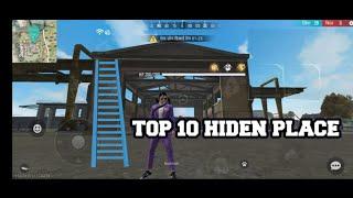 top 10 hidden place Bermuda map rank game Garena free fire