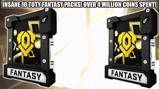 INSANE 10 TOTY FANTASY PACKS! OVER 4 MILLION COINS SPENT! | MADDEN 20 ULTIMATE TEAM