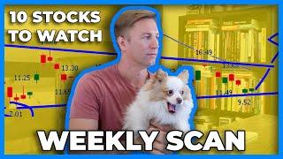 10 Top Stocks To Watch For Day Trading & Swing Trading (Using Technical Analysis) | Weekly Scan EP14
