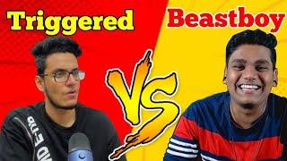 Beastboyshub VS Triggered insaan (Live Insaan) | Who Is Best In Indian Gaming Community | Noob Tuber