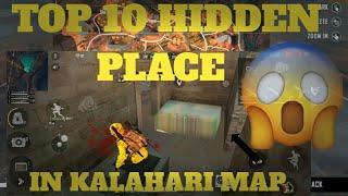 Top 10 hidden place in Kalahari Map #1 Free Fire