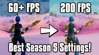 Fortnite Season 5 Settings Guide! - FPS Boost, Colorblind Modes, & More!