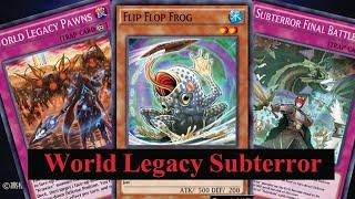 (Yu-Gi-Oh! Duel Links)รีวิว World Legacy Subterror มหาเทพกบกระโดด(EP.508)