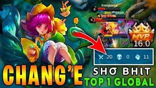 Change gameplay : 8 MIN 20 KILL chang'e best build - chang'e mobile legends