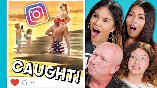 Teens & Parents React To Instagram Models CAUGHT In The Wild