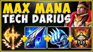 TROLL OR 200 IQ BUILD?? MAX MANA TECH DARIUS BUILD IS 100% NUTTY! DARIUS TOP S10! League of Legends