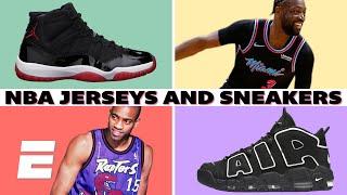 The best NBA jerseys and sneakers ever