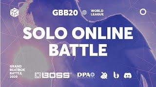 Grand Beatbox Battle Online - World League 2020: Solo Battle