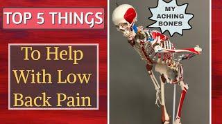 Top 5 Things To Do For Chronic Low Back Pain + Giveaway