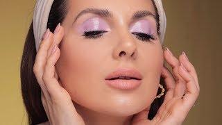 HOW TO: LAVENDER GLOSSY EYE MAKEUP LOOK | ALI ANDREEA