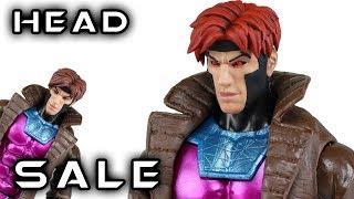 SALE | Custom GAMBIT X-Men Cartoon Style Marvel Legends Head