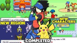 New Completed Pokemon GBA ROM HACK With Amazing Graphics,New Story,New Characters & More!