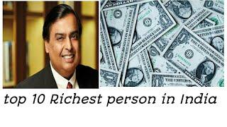 Top 10 Richest person in India II 2019 II