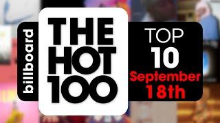 Early Release! Billboard Hot 100 Top 10 Singles  (September 18th, 2021) Countdown