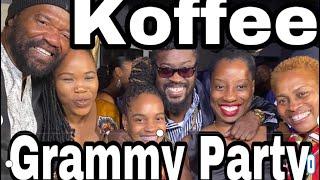 Koffe Grammy Party | Her mother speaks !