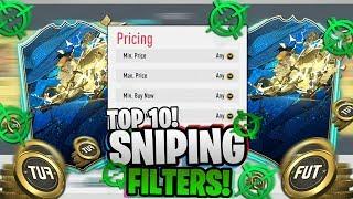 TOP 10 SNIPING FILTERS DURING TOTS! **100K PER HOUR** (FIFA 20 BEST SNIPING FILTERS TO MAKE COINS)