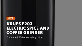 KRUPS F203 Electric Spice and Coffee Grinder