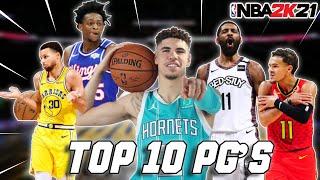 Ranking the TOP 10 POINT GUARDS to use in NBA 2K21 PlayNow Online!