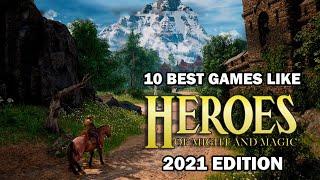 Top 10 BEST Games like Heroes of Might & Magic | 2021 EDITION