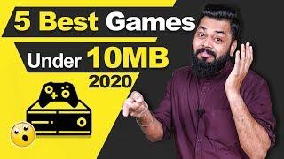 Top 5 Best Mobile Games Under 10MB⚡⚡⚡Super Light Weight Games For All Phones!!