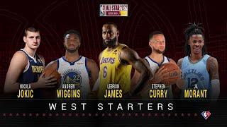 2022 West All-Star Starters Announcement - Inside the NBA | January 27, 2022