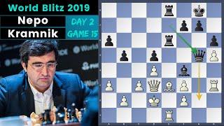 Evergreen! - Nepomniachtchi vs Kramnik | World Blitz Championship 2019