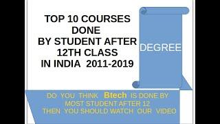 TOP 10 COURSE DONE BY STUDENT AFTER 12th IN  INDIA