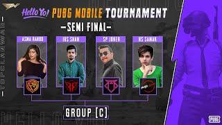 Hello Yo Pubg Tournament | Semi Finals - Group C | Top Clan War - TCW