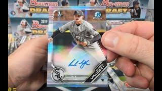 2019 Bowman Draft Baseball Jumbo 10 Case Break #1 Case #5