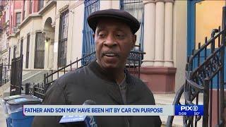 Father and son may have been hit by car on purpose