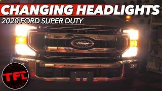 Here's How To Change or Replace Your Halogen Headlights on the Ford F-250!