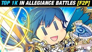 LEGENDARY CHROM IS A BIG TROUBLE! - Allegiance Battles TOP 1K as F2P: Fire Emblem Heroes [FEH]