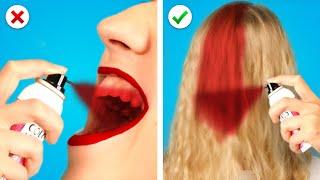 EASY HAIRSTYLES ! 9 Cool Hair Hacks & DIY Beauty Hacks by Crafty Panda