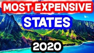 Top 10 MOST EXPENSIVE STATES to Live in America for 2020