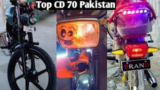 Top Modified Honda CD 70 Bike's Look Amazing| Change World