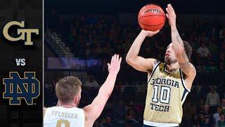 Georgia Tech vs. Notre Dame Men's Basketball (2019-20)