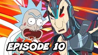 Rick and Morty Season 4 Episode 10 Finale - TOP 10 WTF and Easter Eggs