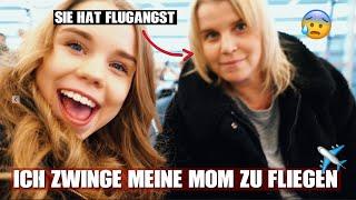 ICH zwinge meine MOM zu fliegen, obwohl Flugangst ⁉️...// Lea