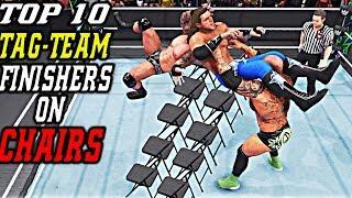 WWE 2K20 Brutal Tag-Team Finishers On Chair! Top 10