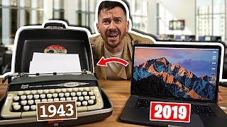 I Replaced My Laptop With A Typewriter For 24 Hours!!