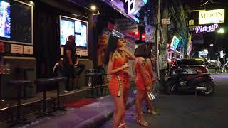 Pattaya night street after lockdown | Pattaya top 10 hotel low price bankong Pattaya red light area