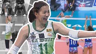 UAAP 80 WV - Kim Dy | Top 10 Sharpest Cross-court Kills | Coach Ramil Low Fives