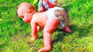 TRY NOT TO LAUGH - Top Funniest Baby Playing With Water #3 | Belly Baby Video Compilation 2020