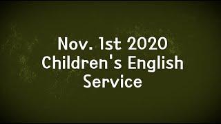 [달라스 영락장로교회] Children’s English Online Service(Nov 1st 2020)