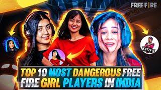 Top 10 Most Dangerous Free Fire Girl Players in India 