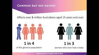 Having a Wee Problem – Your Side Incontinence Webinar