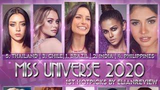 TOP 10 HOT PICKS  - DECEMBER EDITION - MISS UNIVERSE 2020 BY ELAINREVIEW