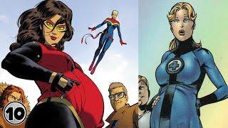 Top 10 Pregnant Superheroes Who Can't Die