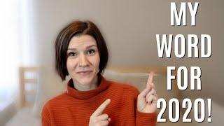 2020 WORD FOR THE YEAR | My Word, Verse, and New Goal!